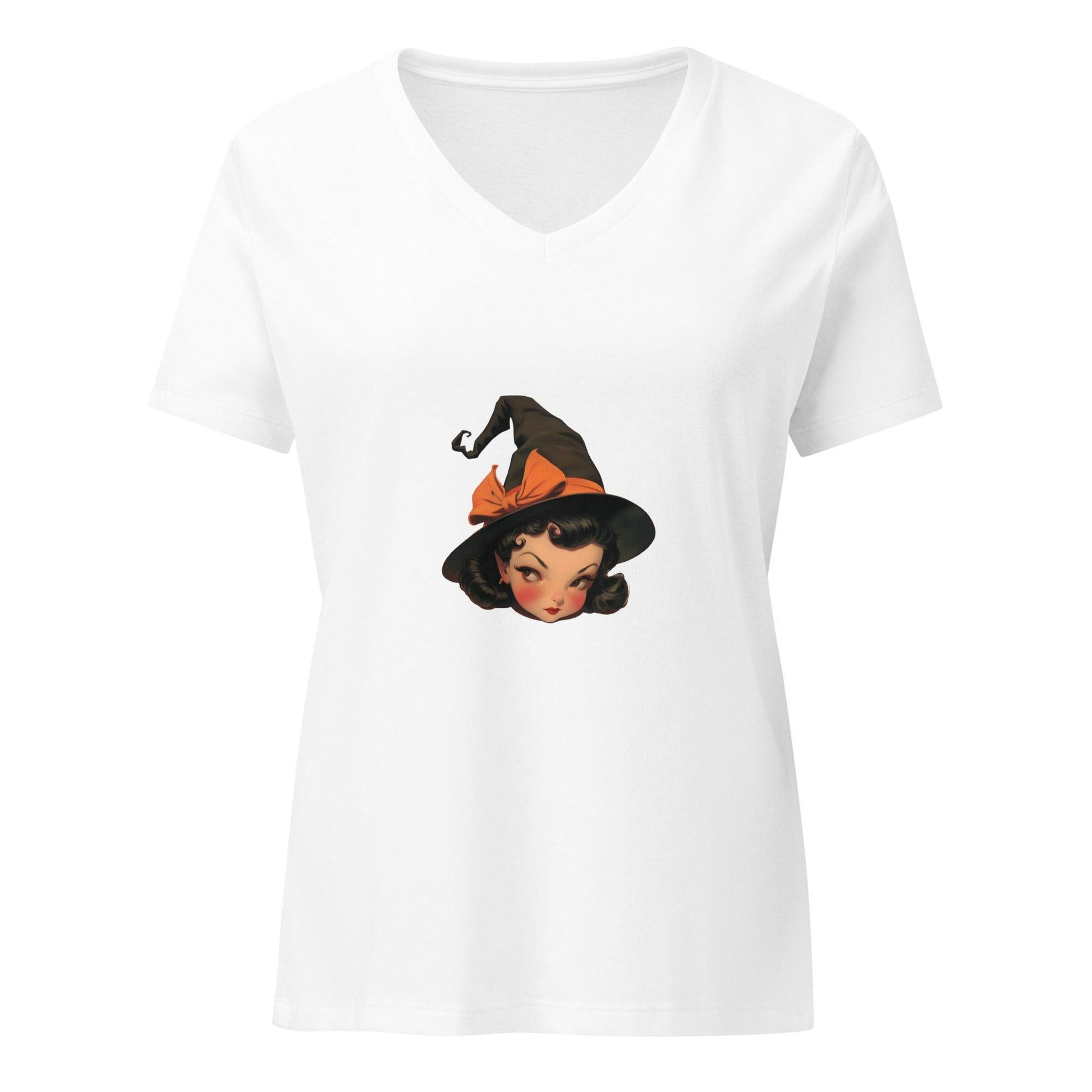 Bewitched Boo-tique Vintage V-neck Tee - Whippie's