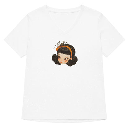 Vintage Boo-tique - Spooky Cute V-neck Tee - Whippie's