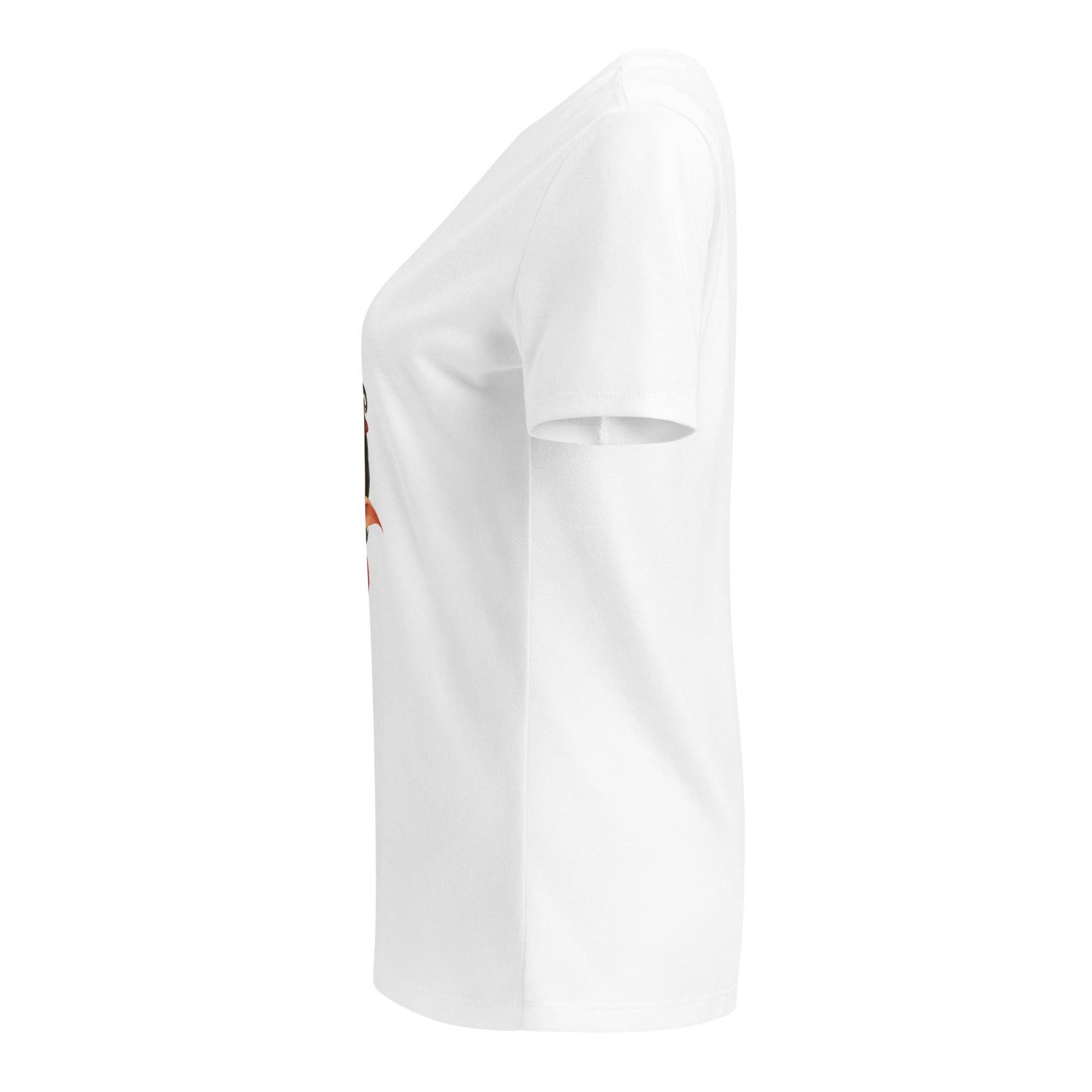 Cute Girl Vampire V-neck Tee - Whippie's