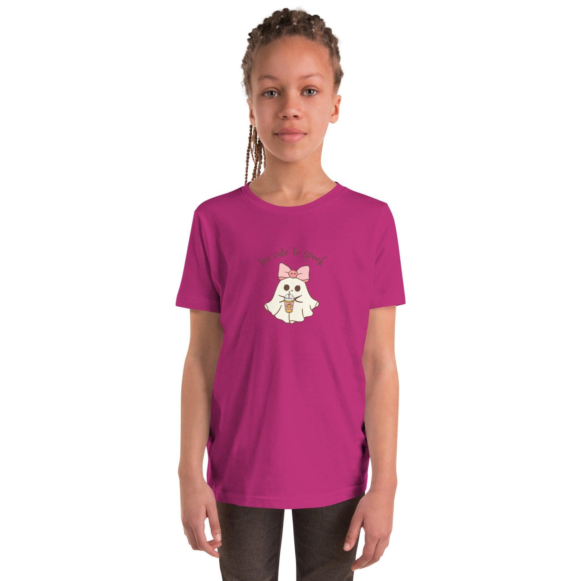 Too Cute to Spook Youth Tee - 👻💖 Boo-tiful and Spook-tacular! 💖👻 - Whippie's