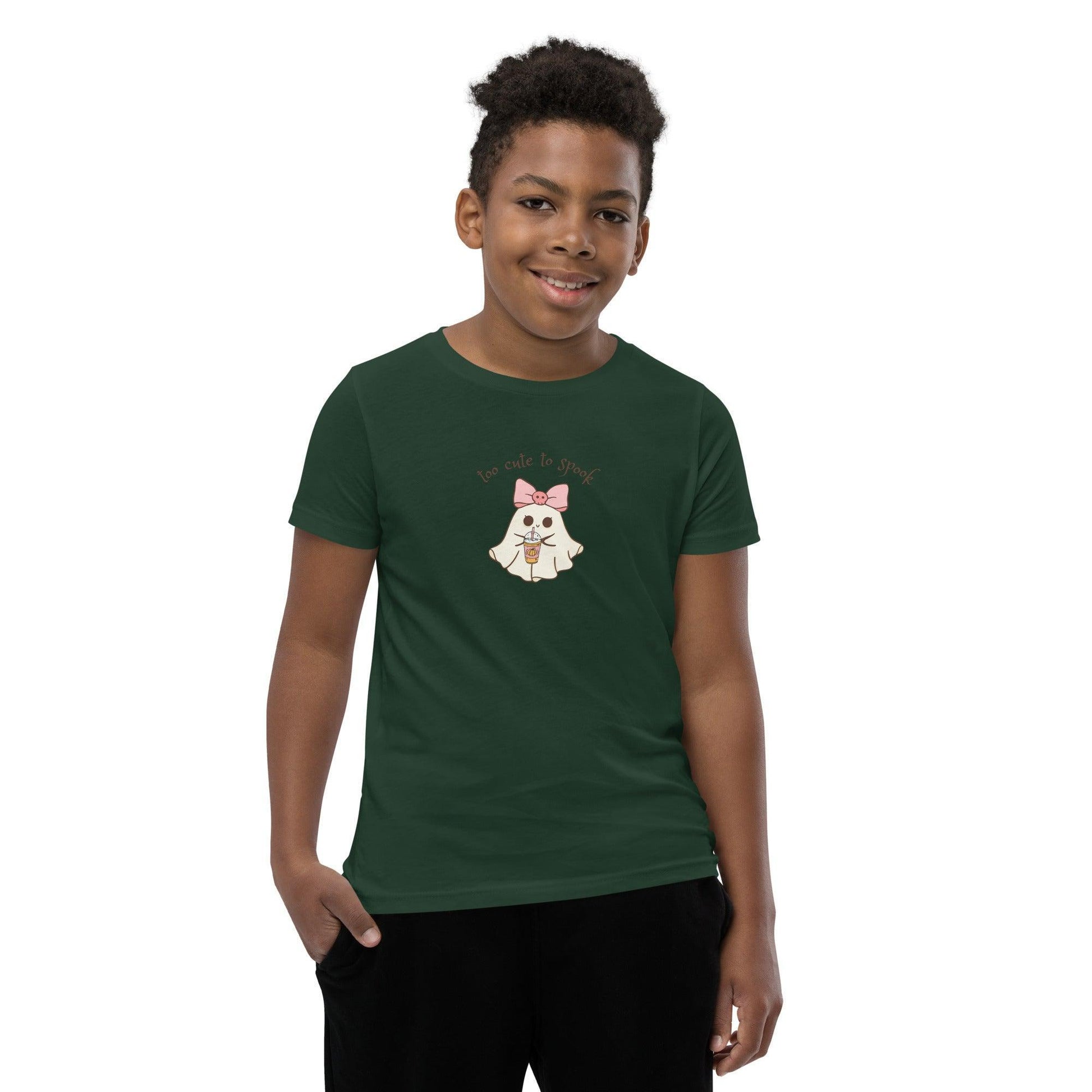 Too Cute to Spook Youth Tee - 👻💖 Boo-tiful and Spook-tacular! 💖👻 - Whippie's
