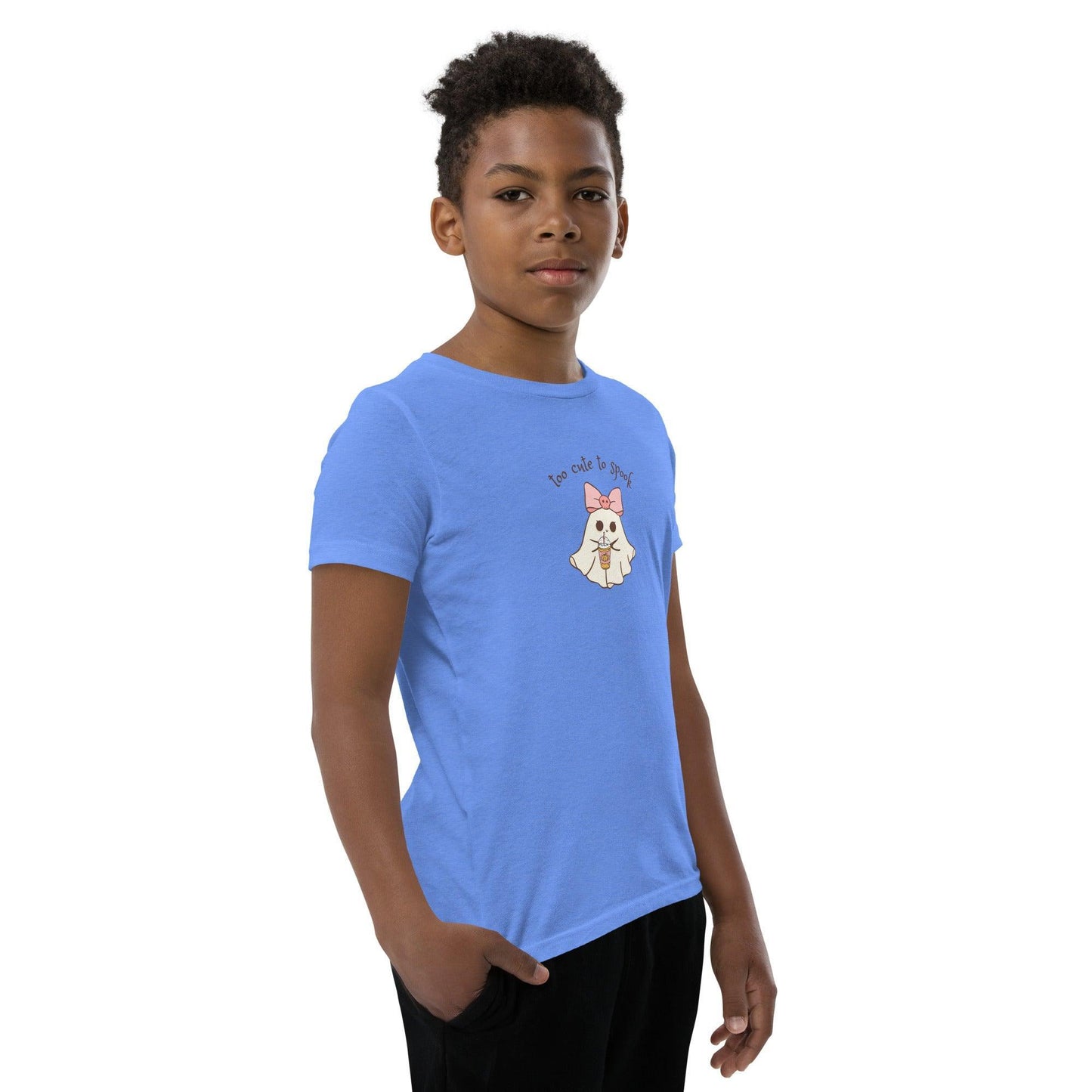 Too Cute to Spook Youth Tee - 👻💖 Boo-tiful and Spook-tacular! 💖👻 - Whippie's