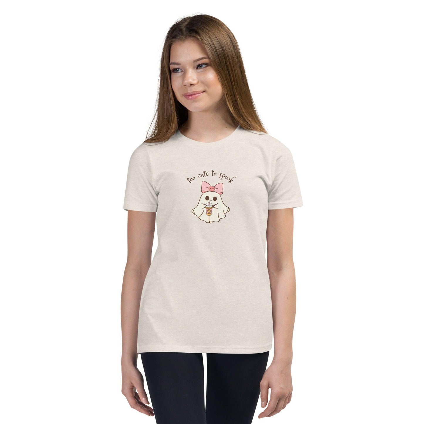 Too Cute to Spook Youth Tee - 👻💖 Boo-tiful and Spook-tacular! 💖👻 - Whippie's