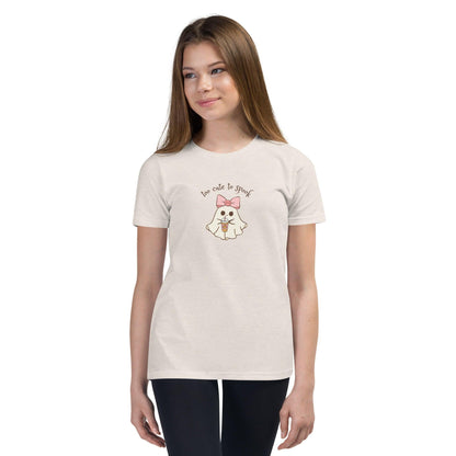 Too Cute to Spook Youth Tee - 👻💖 Boo-tiful and Spook-tacular! 💖👻 - Whippie's