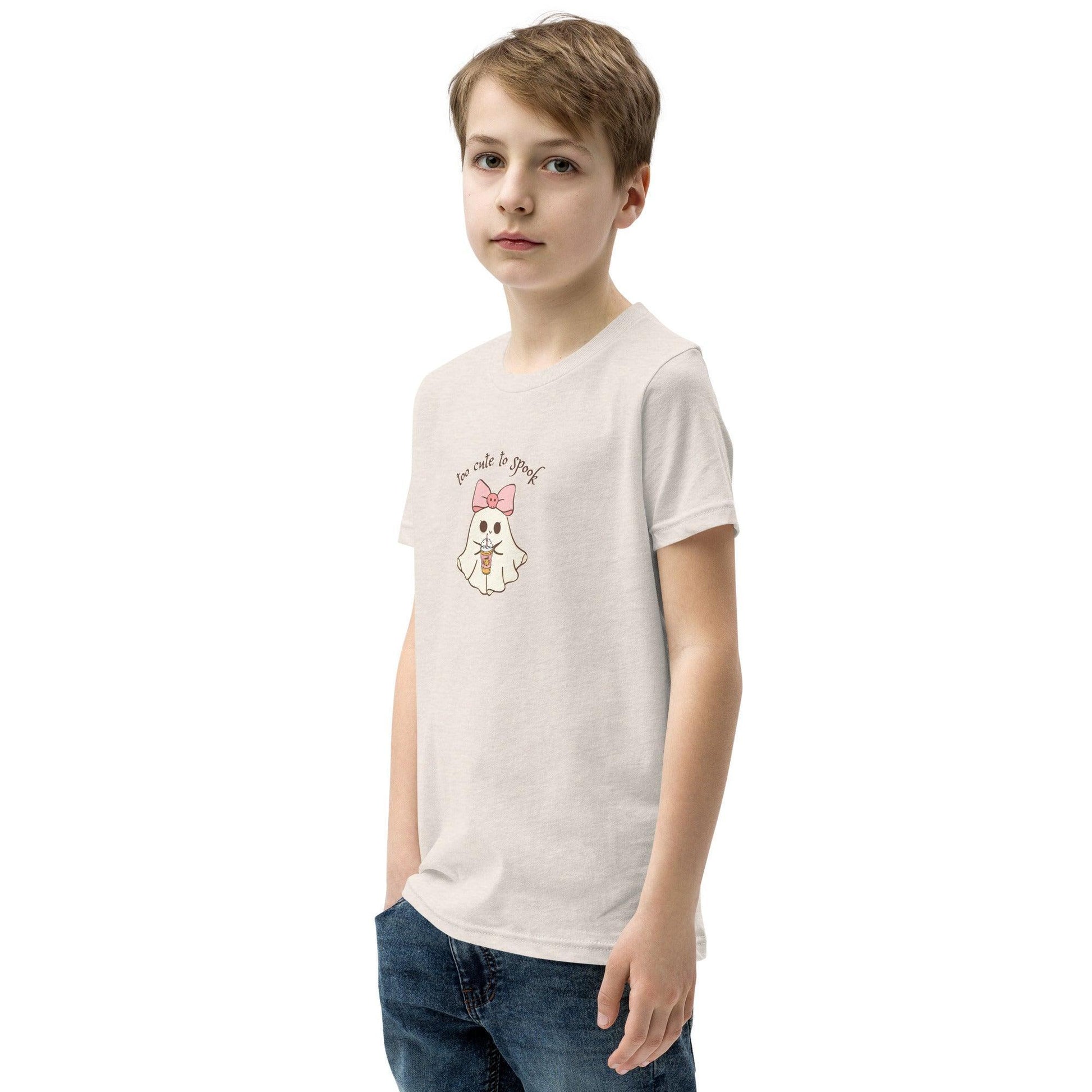 Too Cute to Spook Youth Tee - 👻💖 Boo-tiful and Spook-tacular! 💖👻 - Whippie's
