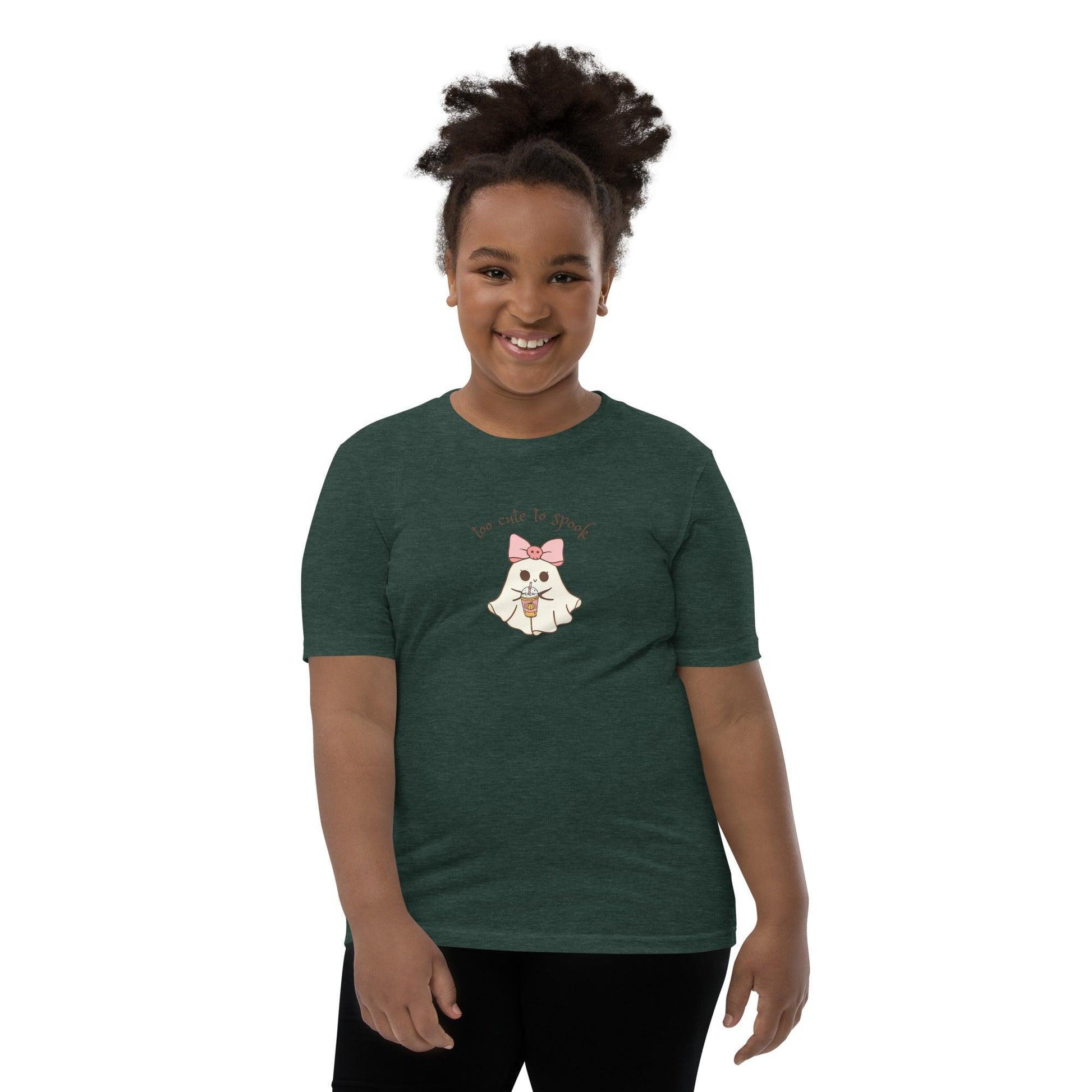 Too Cute to Spook Youth Tee - 👻💖 Boo-tiful and Spook-tacular! 💖👻 - Whippie's