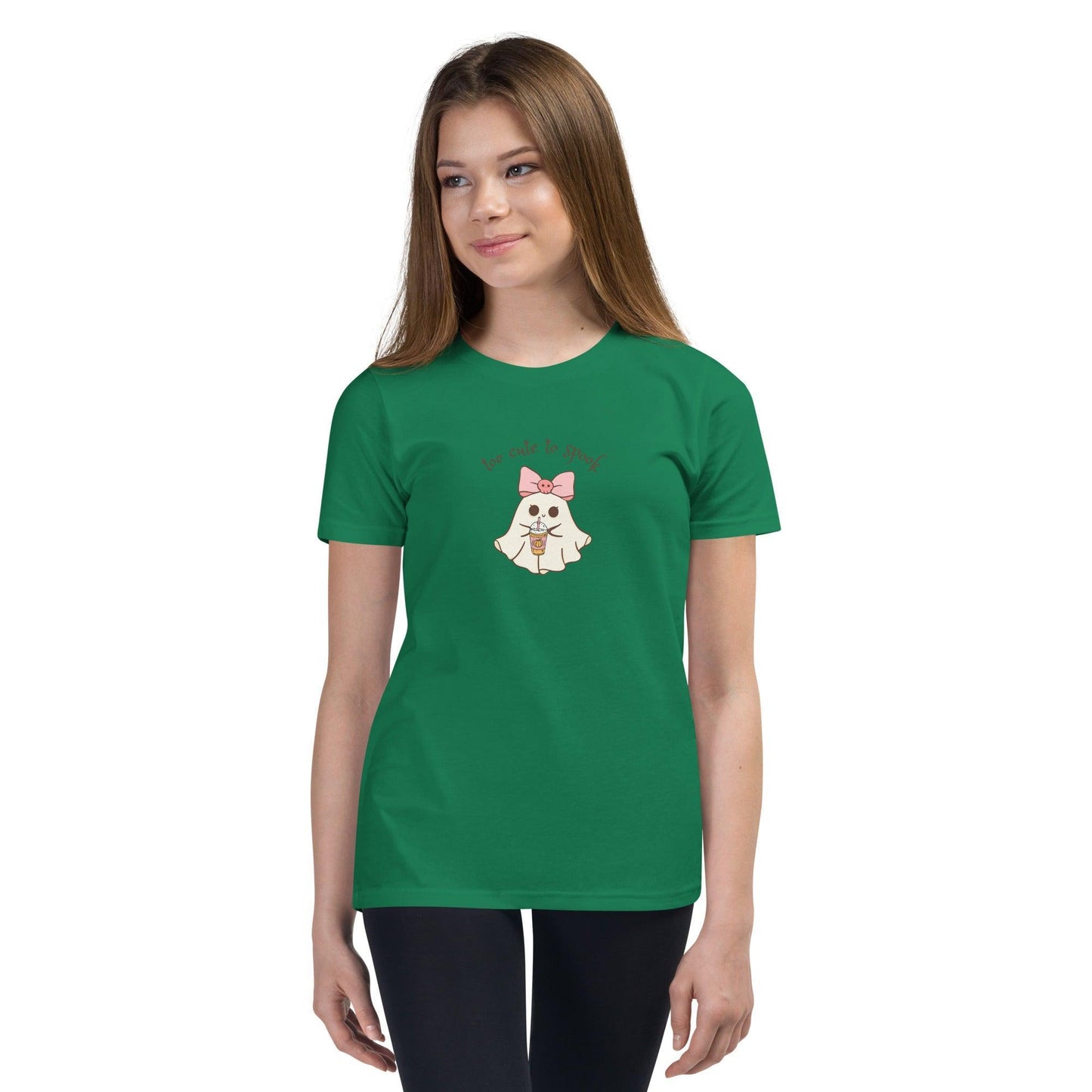 Too Cute to Spook Youth Tee - 👻💖 Boo-tiful and Spook-tacular! 💖👻 - Whippie's