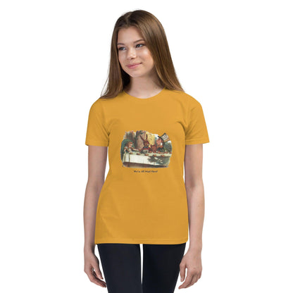 Alice in Wonderland - Mad Tea Party - Youth Short Sleeve T-Shirt - Whippie's