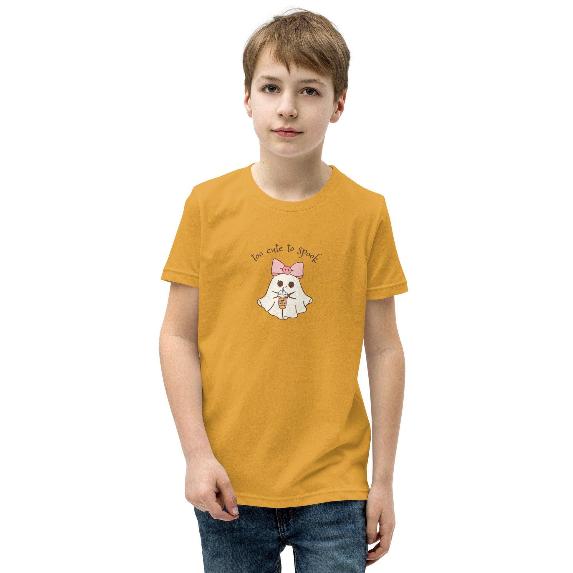 Too Cute to Spook Youth Tee - 👻💖 Boo-tiful and Spook-tacular! 💖👻 - Whippie's