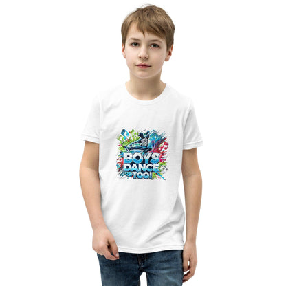 Boys Dance Too - Hip Hop - Youth Short Sleeve T-Shirt - Whippie's